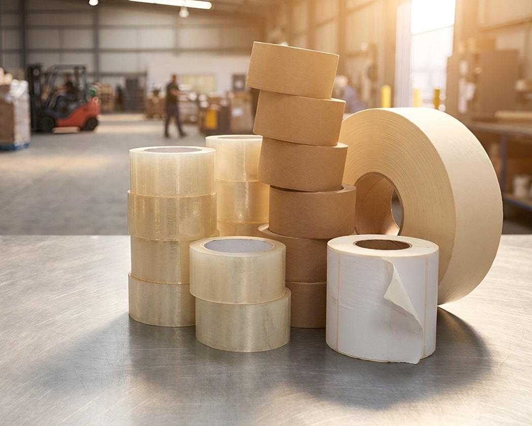 Precision slitting line at the Petra Adhesive manufacturing facility