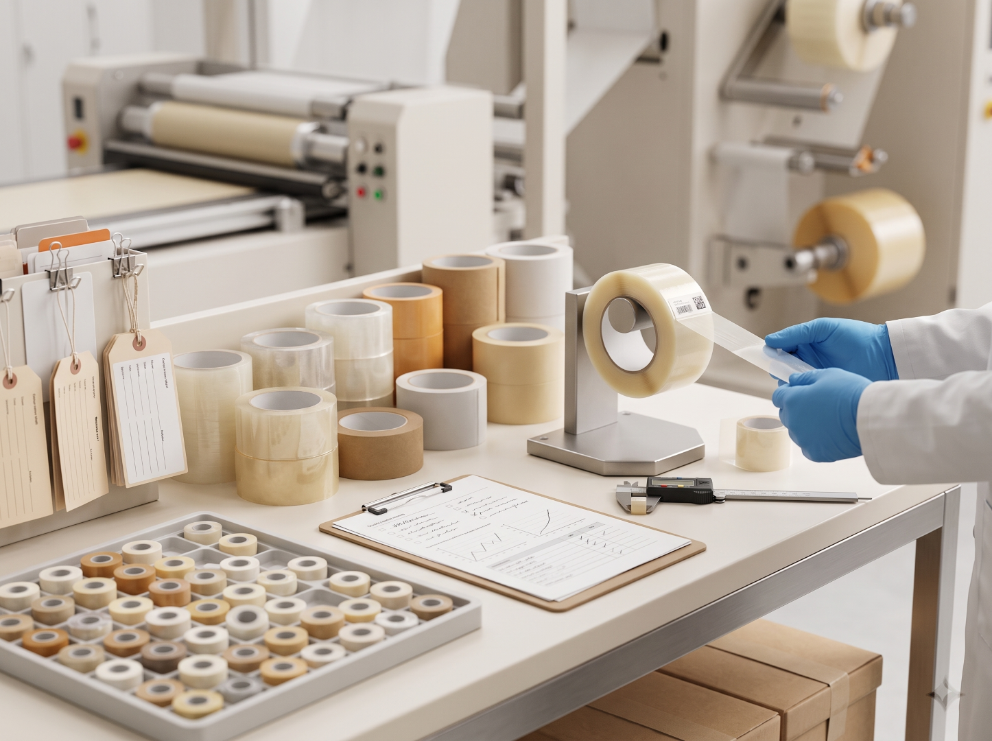 Batch test records and retained samples at Petra Adhesive